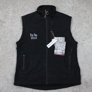 STS Ranchwear Barrier Vest NWT Womens XL Black Full Zip Polyester Jacket w/ Logo